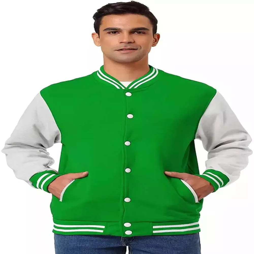Wholesale Oem wholesale versity Latter man winter 100% cotton street wear casual baseball jackets top quality quick service