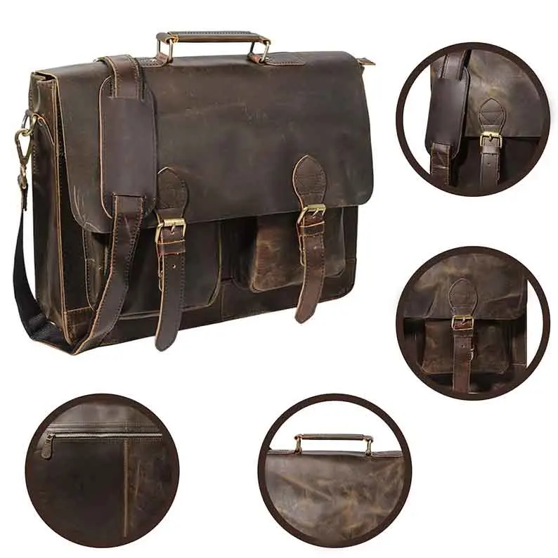 Laptop Case Sleeve Bag Durable Genuine Leather Laptop Bag Premium Quality Laptop Bag With Elegance Sophisticated Design