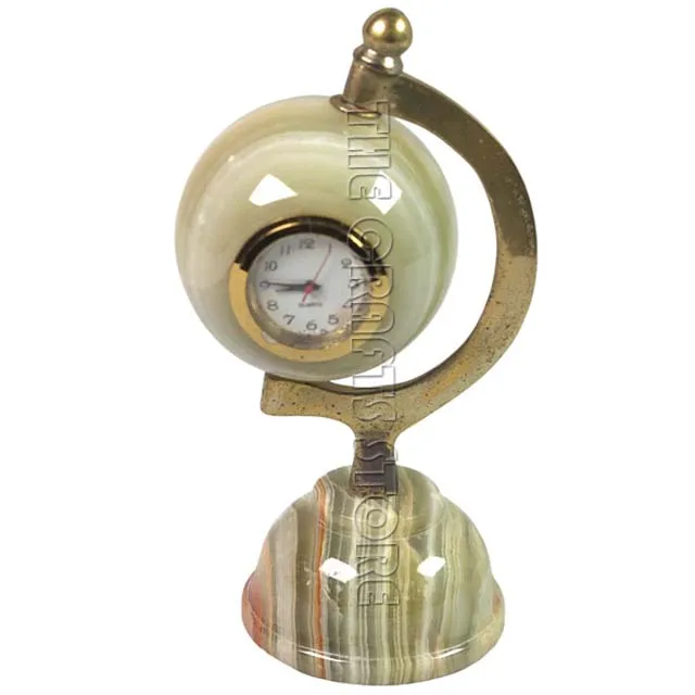 Factory Wholesale Small Size Home Living Room Decorative Antique Decoration Wall Clock Retro Wall Clock in Marble Material