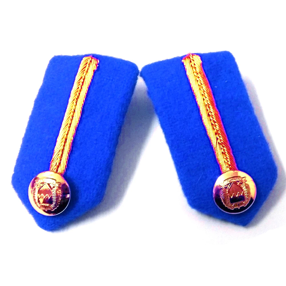 Navy Pilot Uniform Gorgets Superb Quality Customized Logo Print Hand Made Gorgets By CAVALRY SKT CO