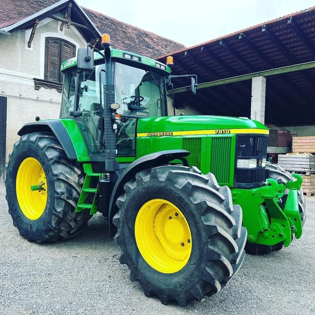 John Deere Dir Used Second Hand Tractor 90HP 4W Farm Tractor 4wd Diesel Powered | Used 2017 John Deere 6215R MFWD tractor