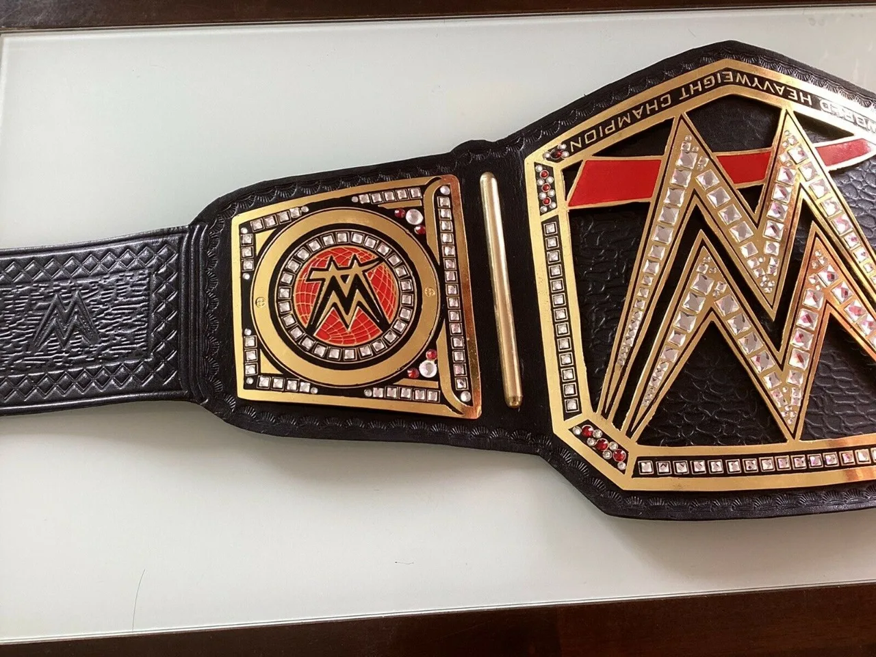 Goldberg Universal Wresling Championship Belt  Goldberg Side plates