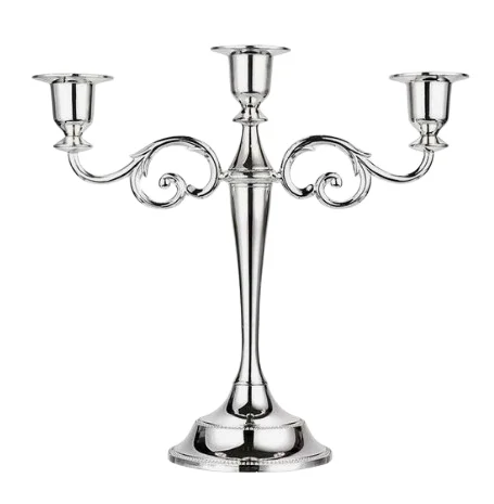 Custom Made Tableware Decorative Candle Holder Gold Polished Exquisite Candlestick Candelabra Room Home Decor Restaurant