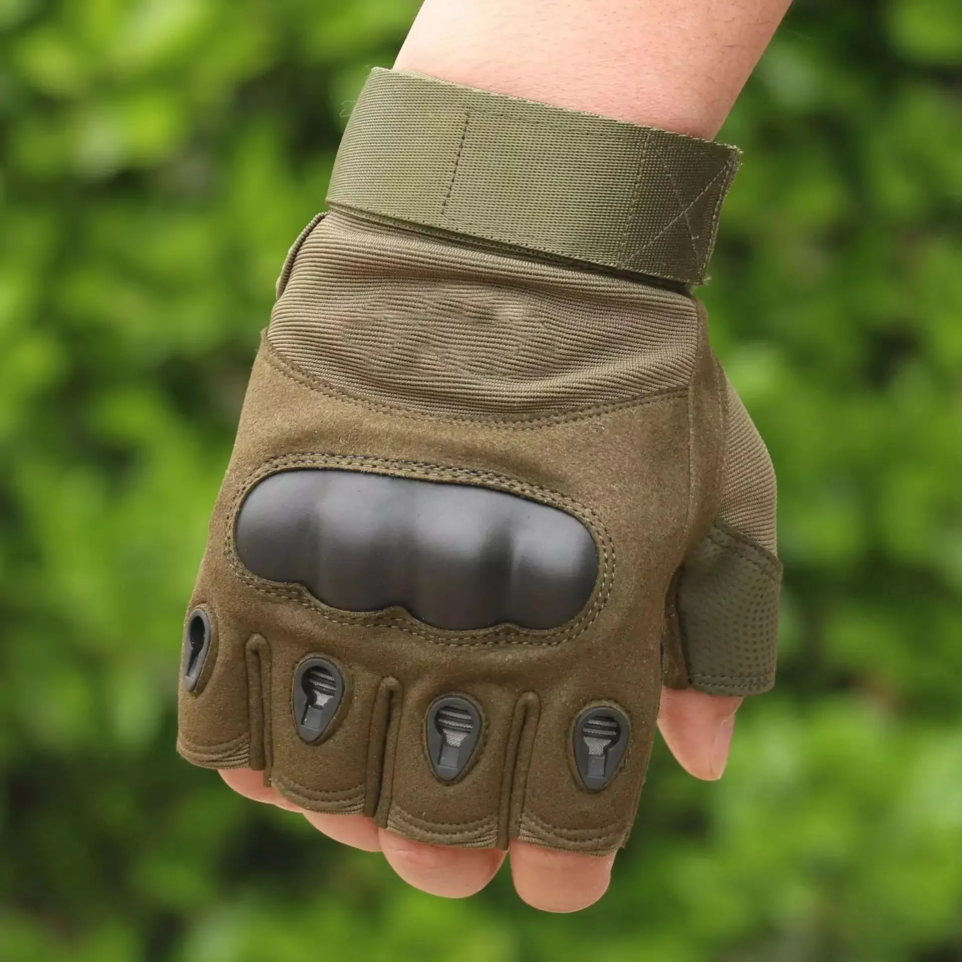 SONICE Free sample Riding Tactical Combat Gloves Hiking Fitness Hard Knuckle Gloves Half Finger Tactical Gloves