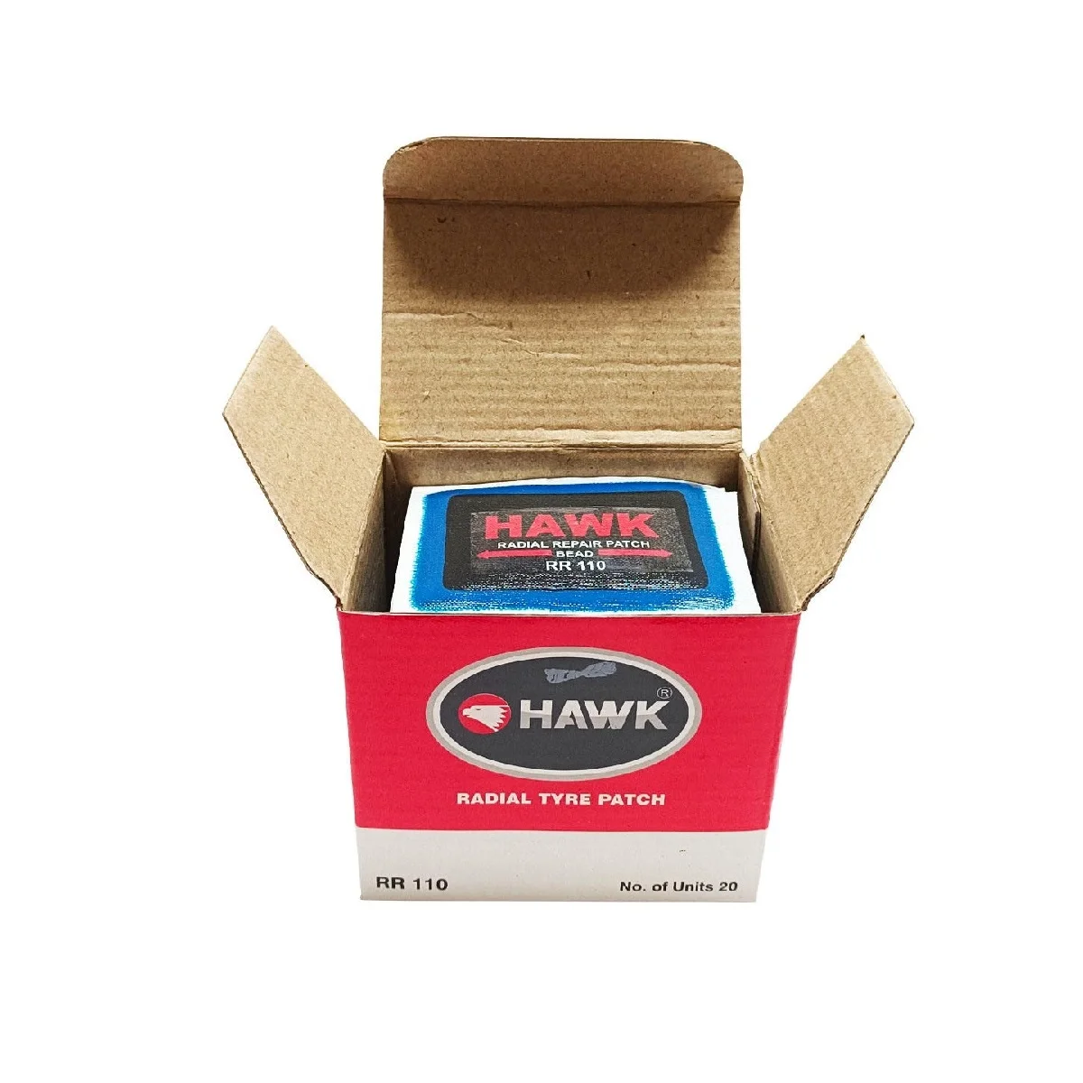 Best Seller Price Tyre Repair Materials Their lightweight ultra-thin Hard Type Rubber Tyre Patches With Size 55mm 75mm 20PCS/BOX