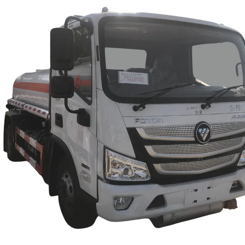 good price 5T 4*2 RHD Cummins engine FOTON AUMARK oil refueler tanker truck new 6KL fuel bowser tank truck price