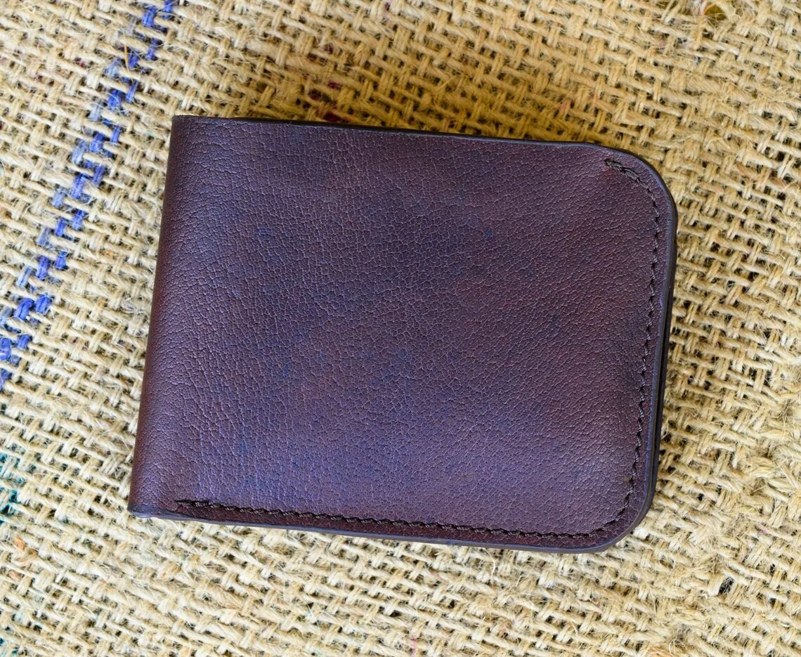 Best Brand 2024 Men Wallet Handcraft Vintage Buffalo Leather Credit Card Holder Premium Quality Women Luxury Wallet For Unisex