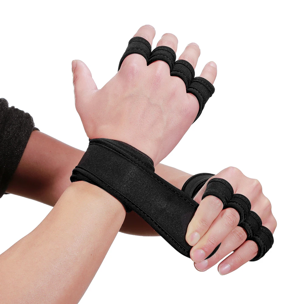 Factory Price Low MOQ Weight Lifting Gym Gloves with Anti-Slip Palm for Workout Exercise Training Fitness and Bodybuilding