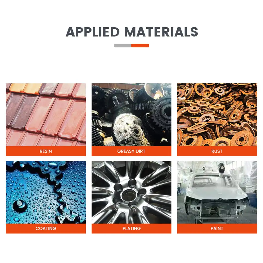 GYC LASER  100W Fiber Laser Cleaning Machine Laser Rust Removal Trolley-Type Handheld Machine