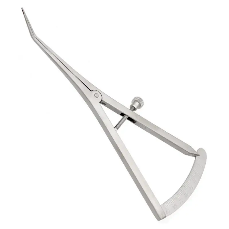 Dental Castroviejo Screw Locking Caliper Measuring Surgical Calipers ENT 40mm Implants Castroviejo Caliper 40mm Ophthalmic Eye
