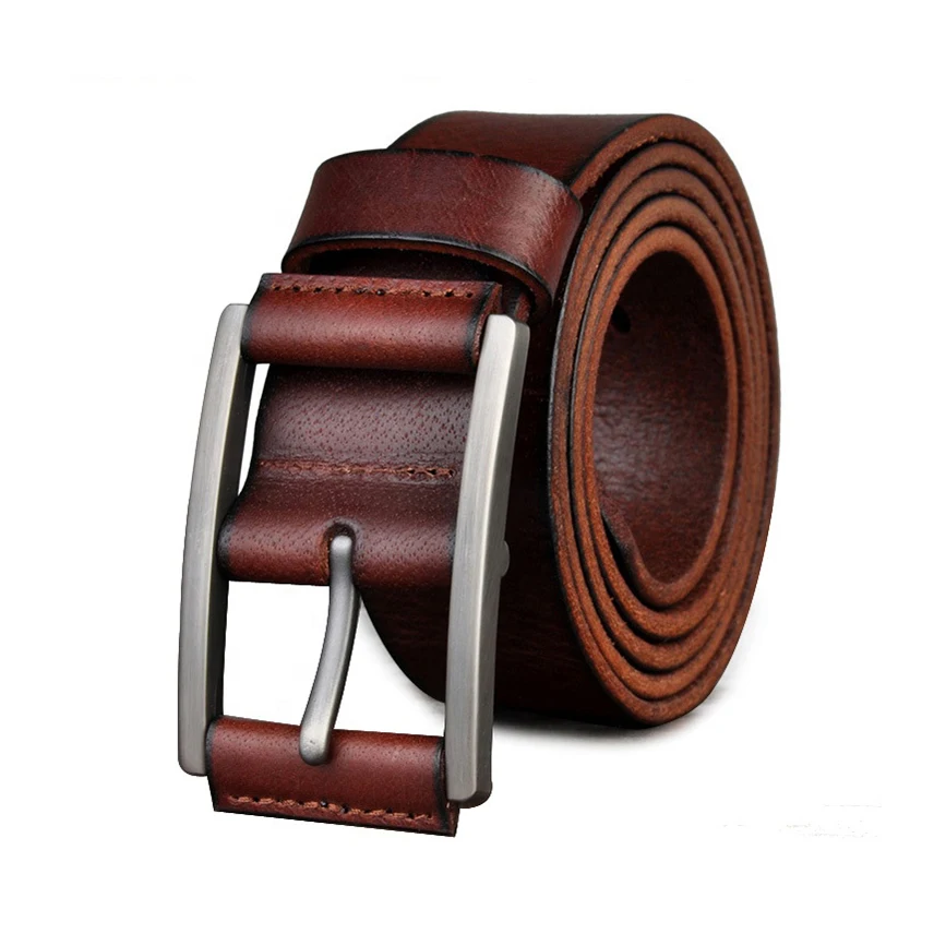 Hot Selling Men Accessories Real Cowhide Leather Belt for Formal & Informal 3.5cm Width, 120cm Length with 100% Customization