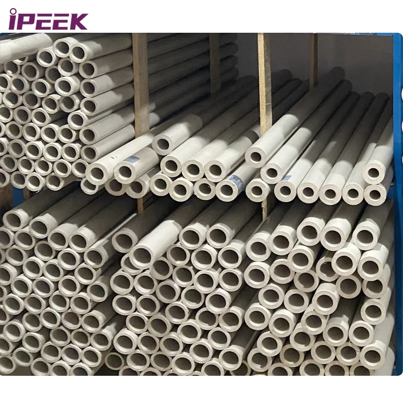 iPEEK 10 Years Manufacturers Price Raw Material Hollow Bar Natural Black PEEK Tube Tubing Pipe