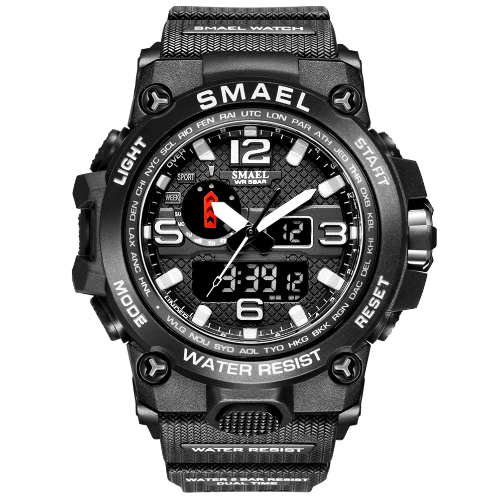 SMAEL 1545D couple army military watch sports led digital waterproof fashion sport watches