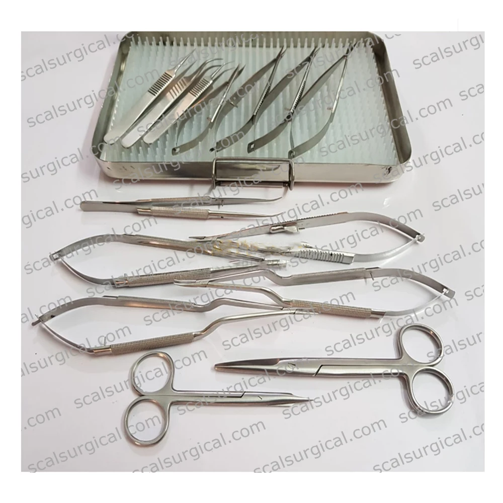 20 Pcs Eye Micro Minor Surgery Ophthalmic Surgery Micro Surgical Instruments Set