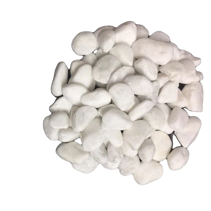 Manufacturer Price on Polished Natural Stone Landscaping Pebbles White Black Grey Pink Gravel-Cheap Options Available!