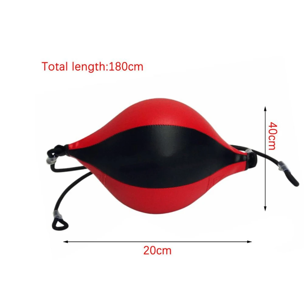 PU Leather Boxing Ball Speed Dodge Ball Double End Gym MMA Boxing Sports Punch Bag Floor Rope Workout Training