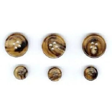 Wholesale high quality HORN 4 holes buttons natural horn and bone buttons real buffalo ox cow horn decorative button for garment