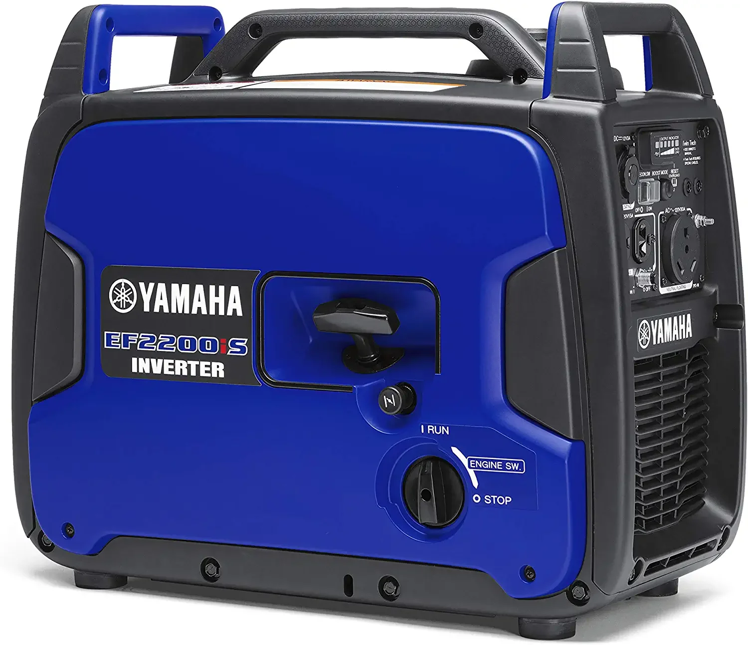 2.2 kv 120v Yamaha ef2200 Inverter Generator 2200 Watts Blue with CO Detector