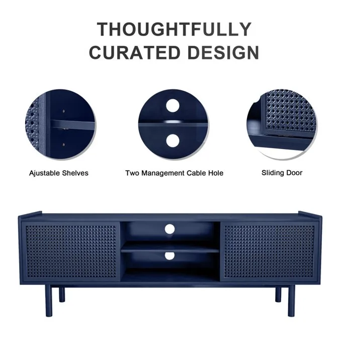 Media Console tv настольная подставка. Подставка для телевизора с средней полкой идеально подходит отображения вашей игровой консоли шкафа/закрытого хранилища
