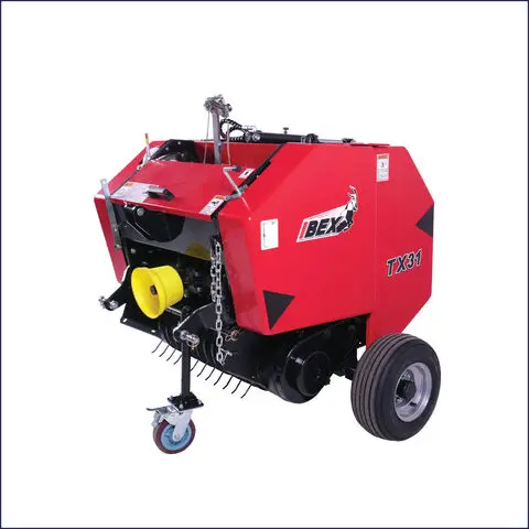 Tractor Mounted Hay Straw And Grass Press Round Baler Machine Hay And Grass Baler Agricultural
