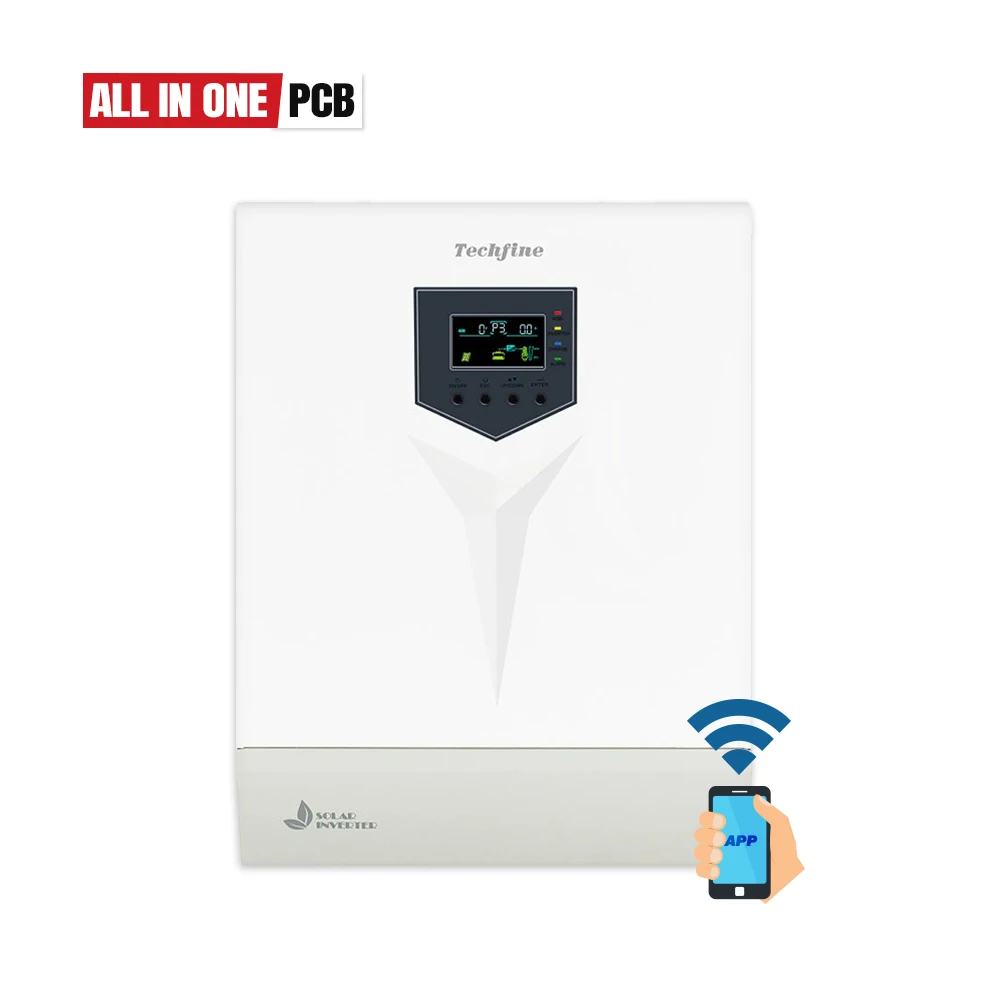 120a ток заряда 10kw гибридная солнечная энергия инвертор 10000w решеточный mppt Гибридный