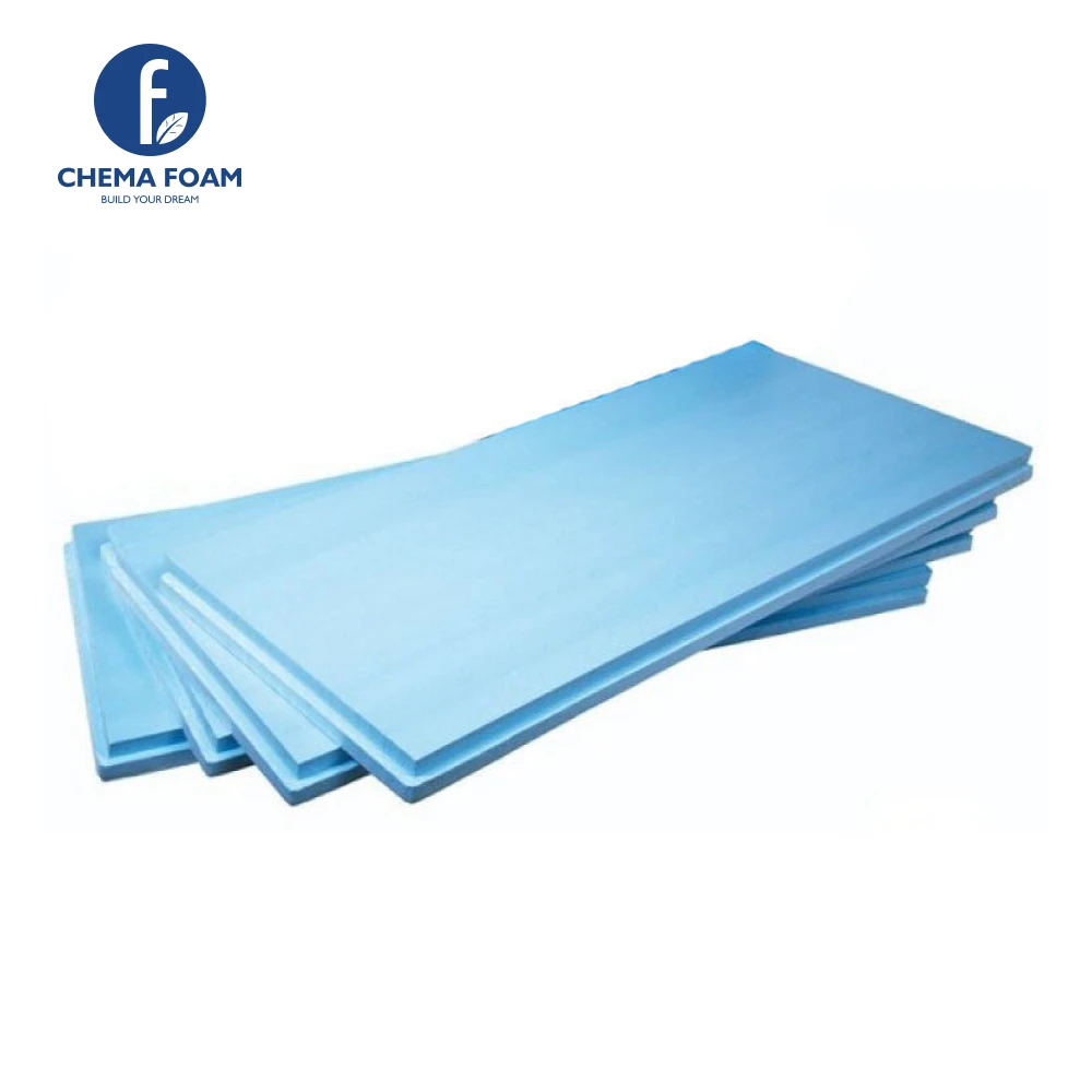CHEMA ADVANCE Premium Quality High Thermal Insulation Blue XPS Foam Boards Heat resistant High density