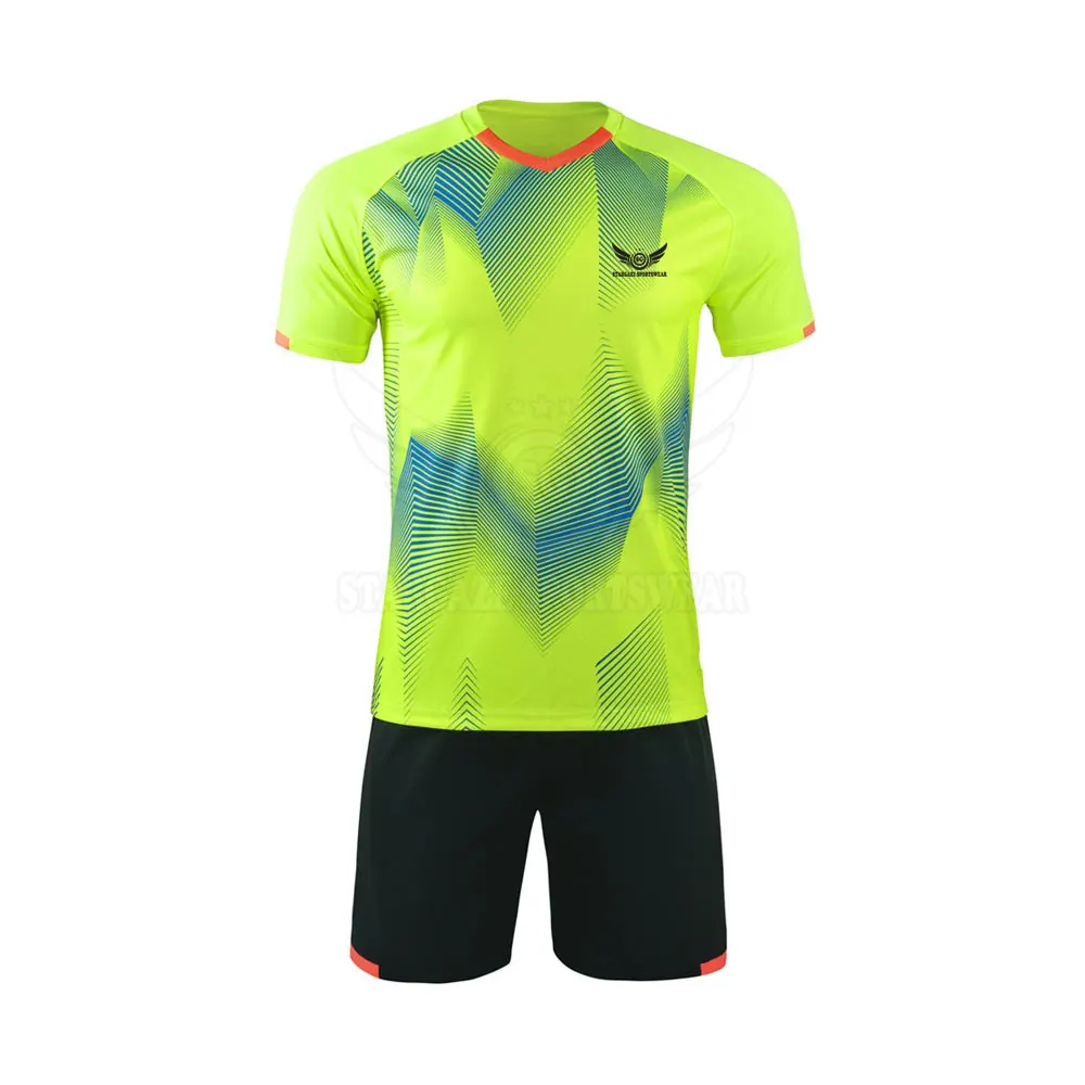 100% Polyester Soccer Jerseys Uniform Football Clothes Soccer Shirt Sports Shirt Soccer Uniform