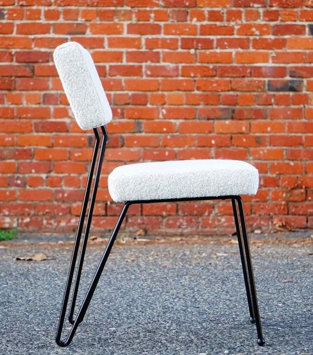 Wholesale High Quality Modern Metal Chair Furniture Antique Living Room Office Hotel Restaurant Black Metal Dining Derma Chair