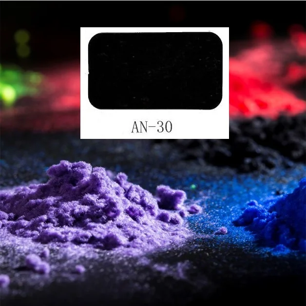 Manufacture Nylon Pile AN 0.6mm 1.5D Electrostatic Flocking powder AN-30 Black