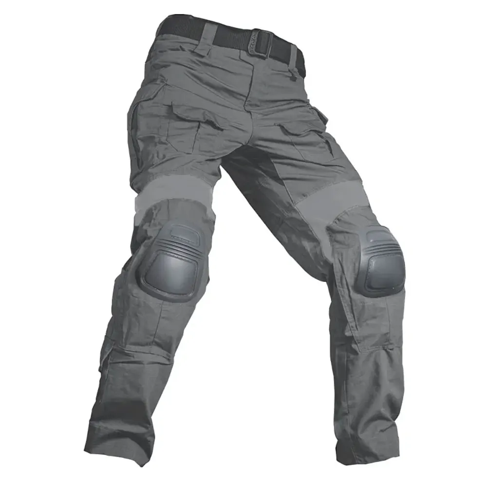 Cargo Pant Casual Work Clothing Combat Men Tactical Trousers Cp Camouflage Multicam Airsoft Green Knee Pads Pants