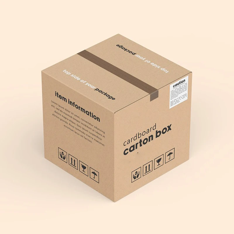 Good Quality Packaging Small Corrugated Custom Kraft Candle Shipping Box Printed Boxes