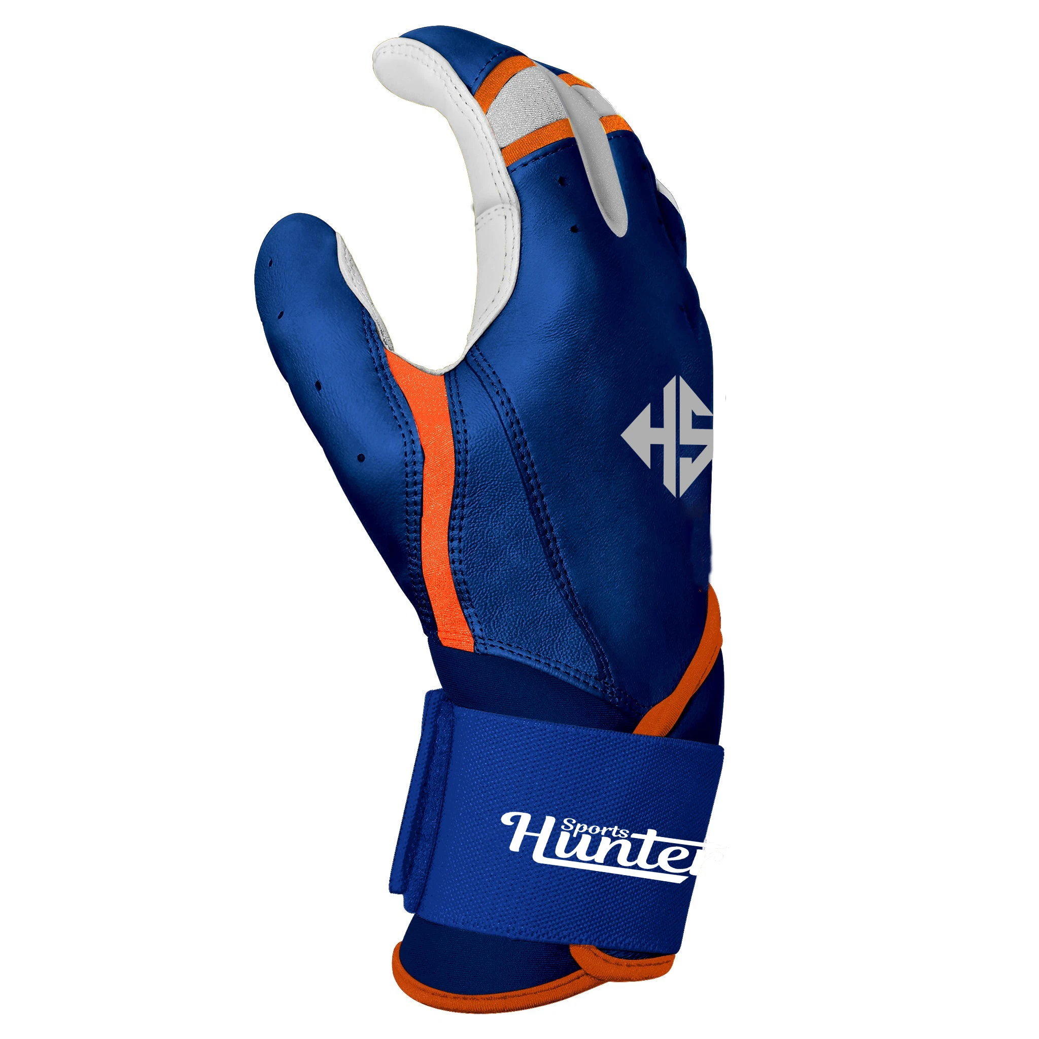 Professional Long Cuff Goatskin Digital Leather Baseball Batting Gloves Professional Unisex Softball Batting Gloves