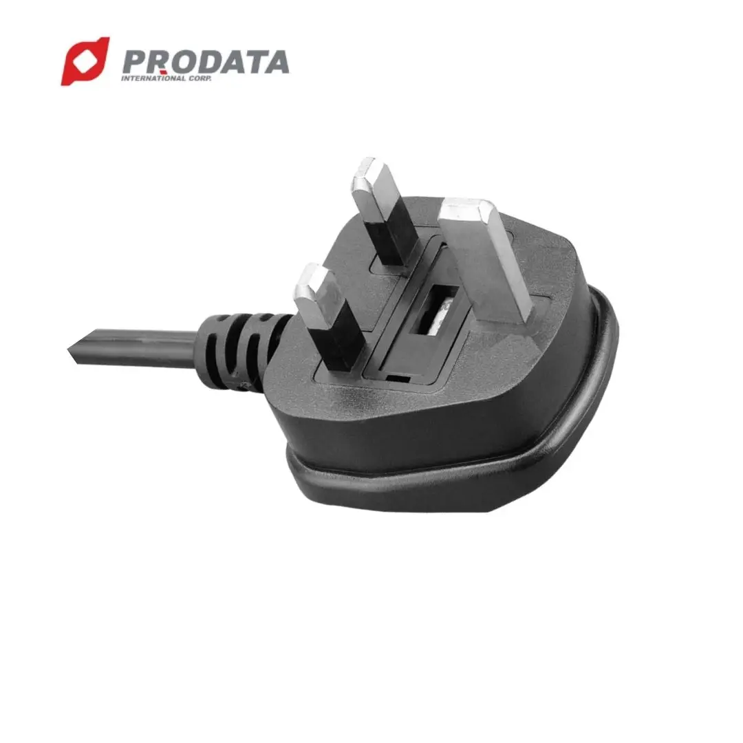 EU 10A 250V Kema Keur BS1363 Power Cord Cable