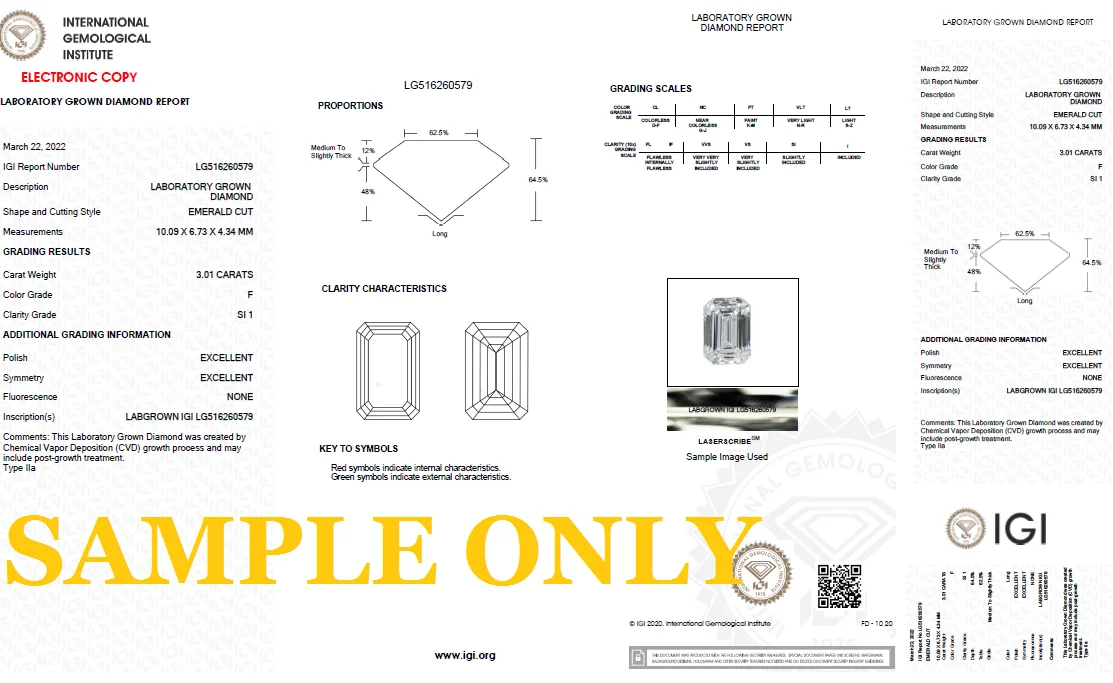 Lab Grown Diamond EFGH Color VVS Clarity IGI Certified Polished Diamond Direct From Indian Manufacturer