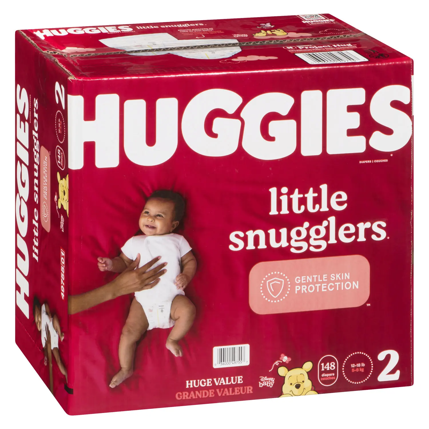 Подгузники HUGGIES всех размеров-плотные и сухие одноразовые детские подгузники Huggies