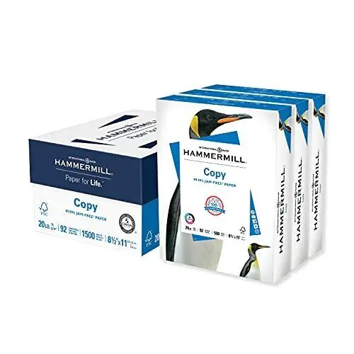 Buy good quality Hammermill Printer Paper 20 Lb Copy Paper 8.5 x 11 8 Ream in bulk in the usa