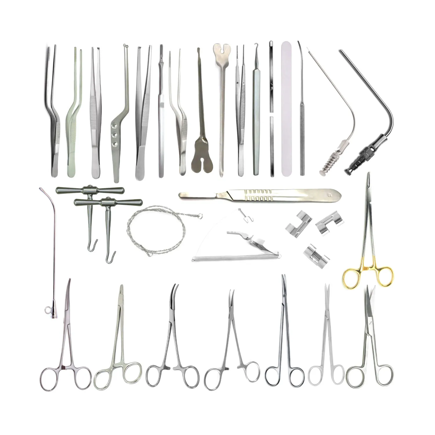 Cranial Surgery Set 32pcs Neurosurgery Set Neurosurgery Instruments Surgical Instruments By KAHLU ORTHOPEDIC