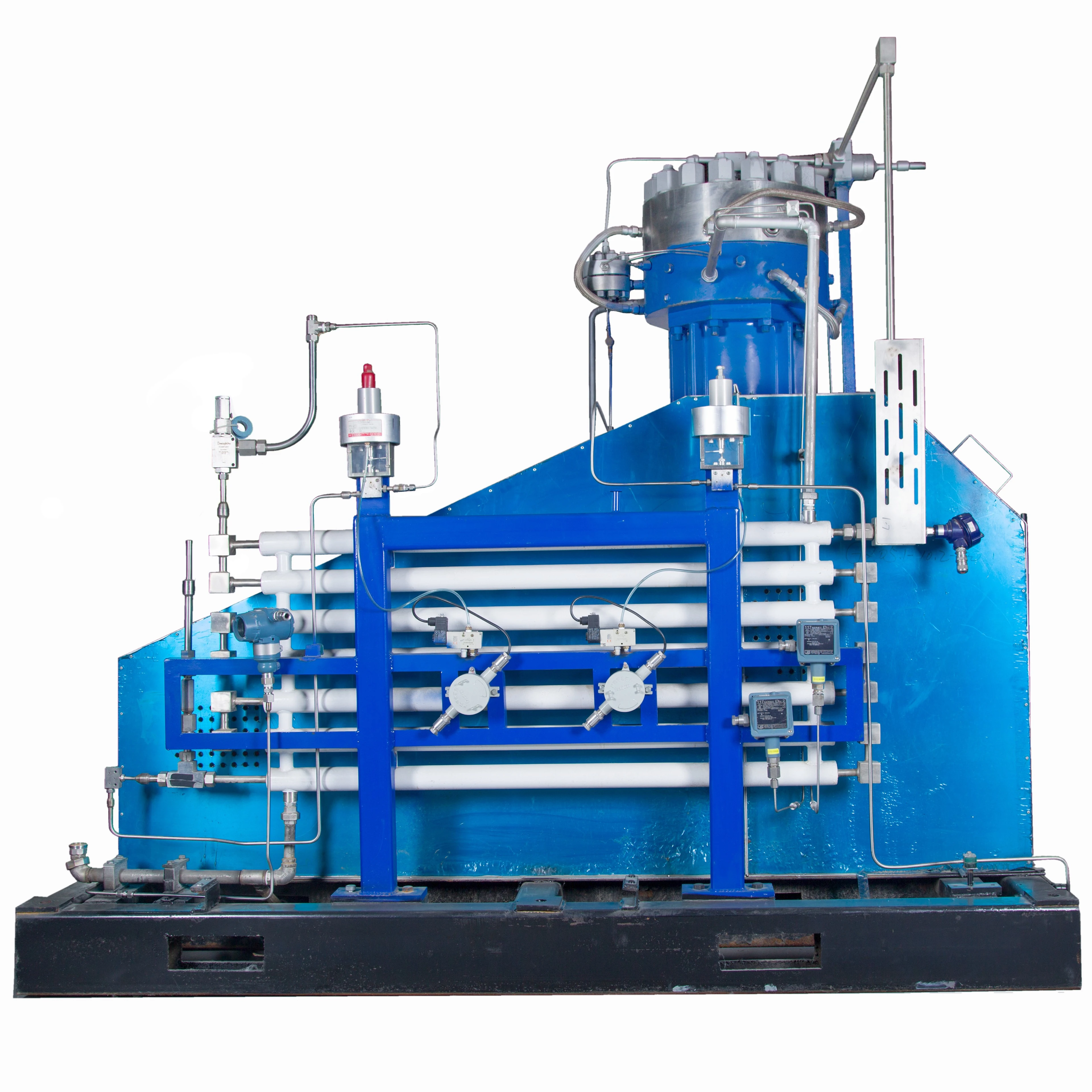 High Cost-effective High Flow Capacity 600Nm3/h Inlet Pressure 75barg Discharge Pressure 80Barg Hydrogen Gas Diaphragm Compress