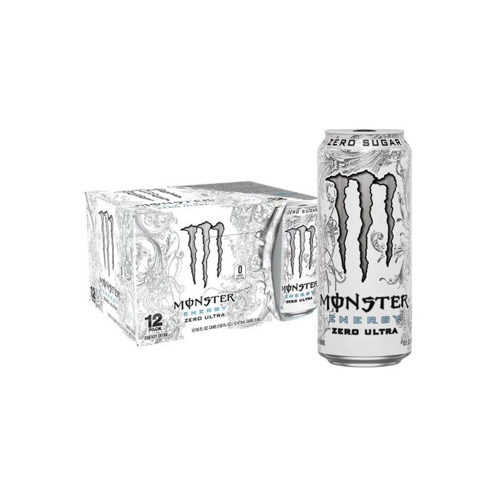 Monster Zero Ultra 500ml A Taste of Zero Ultra Fused with the Power of Crisp Energy Drink