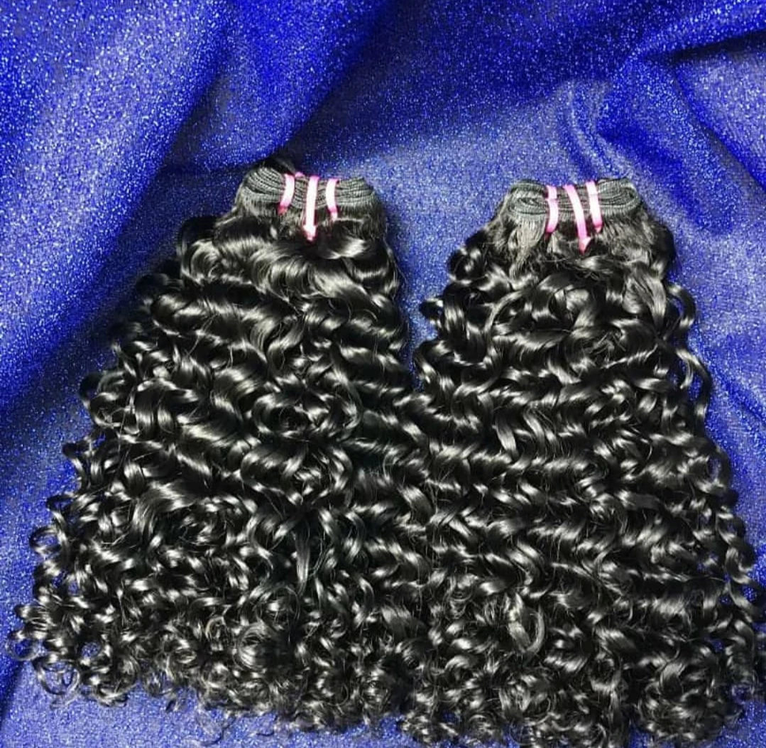 Купить натуральные необработанные настоящие индийские волосы прямые волнистые вьющиеся производство в Индии для продажи