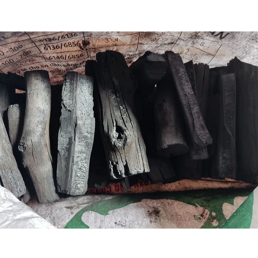 Заводская цена черная палочка мангровый уголь для барбекю с нагревом 3 5-4 5 часов горения 6700-7300