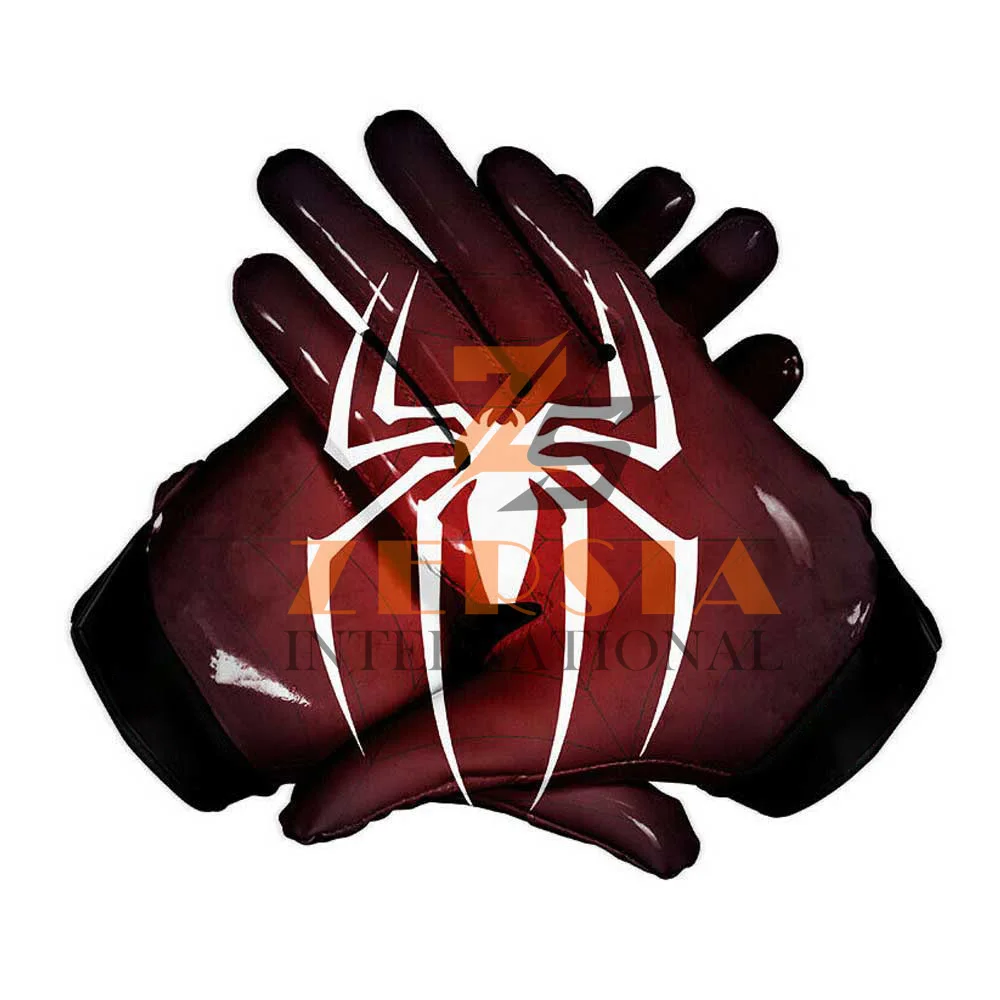 2022 New Arrival Custom Design Grip Football Receiver Gloves Adult Kids Outdoor American Football Gloves Supplier