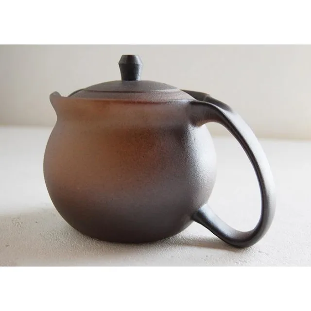Японский Глиняный Чайник удобный в использовании керамический чайник ручной работы от японских ремесленников Shikou