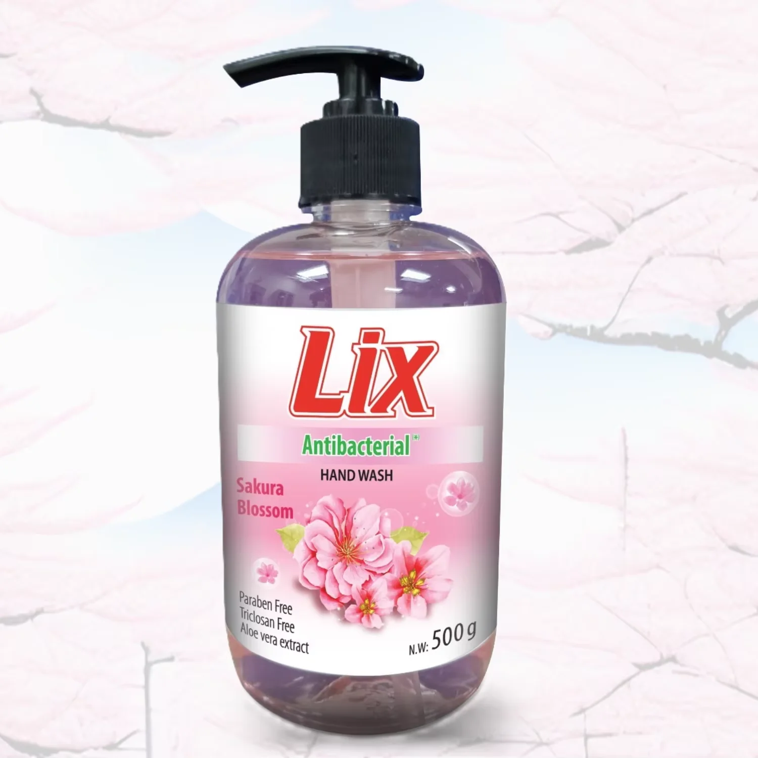 LIX Sakura Blossom аромат дезинфицирующее средство для рук и ежедневное жидкое мыло экспорта готов к использованию