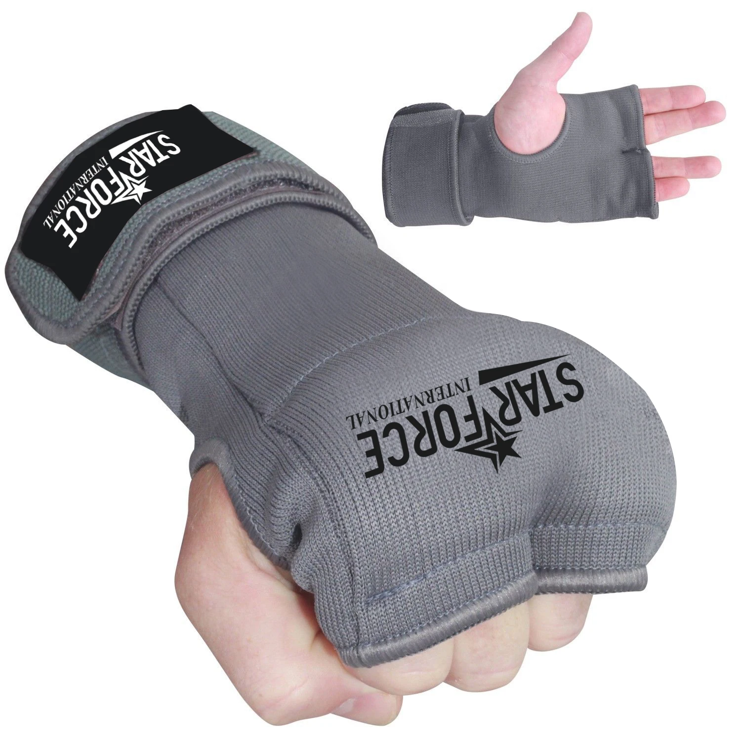Padded Inner Gloves for Boxing Elastic Hand Wraps with Training Gel Quick Boxing Wraps and Bandages for Men & Women - Wrist