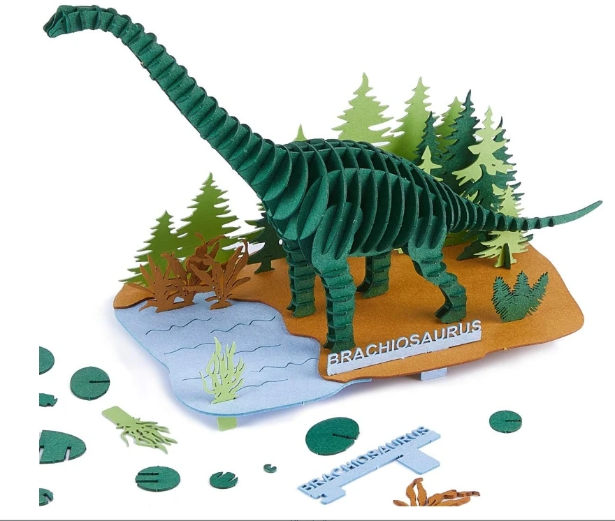 OEM and ODM Factory 3d Eva Foam Puzzles  Children Animal Cardboard Paper Puzzle