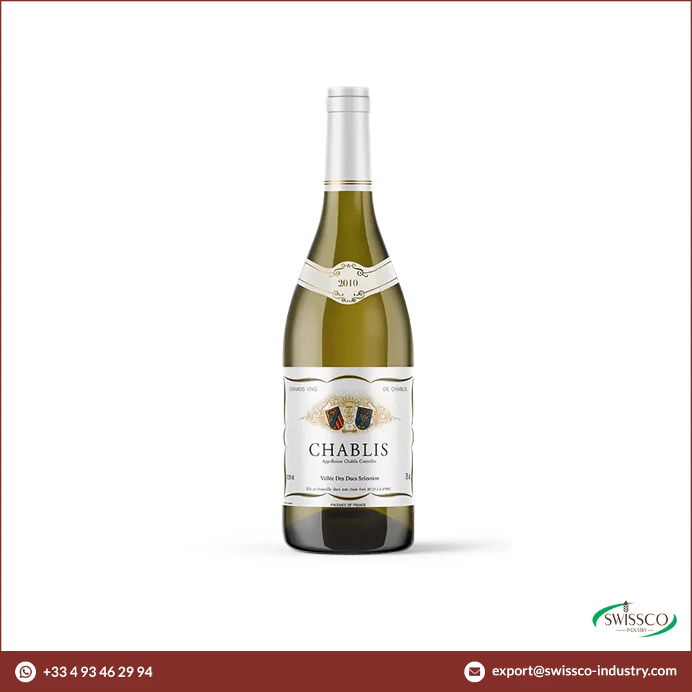 Best Wholesale Deal on 100% Natural French Burgundy Chablis 750ml Red Wine from France