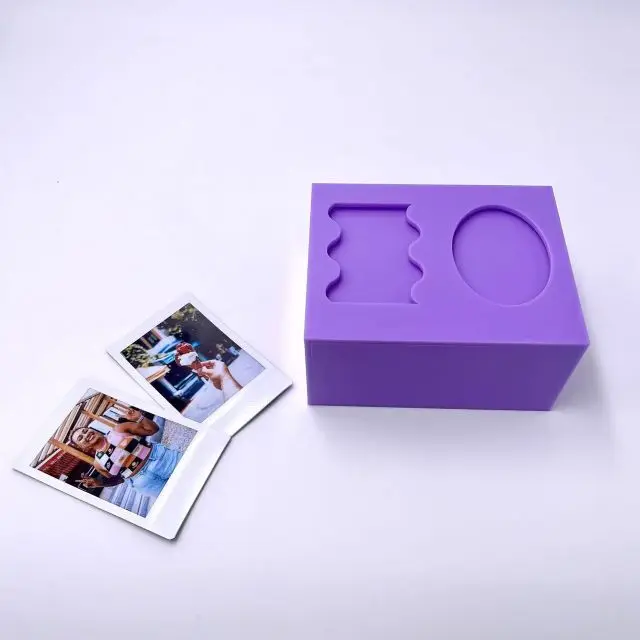 Photo Frame for Fujifilm Instax Photo Instax mini Acrylic Picture Frame Desktop Tabletop Picture Frames Pen Holder Photo Storage