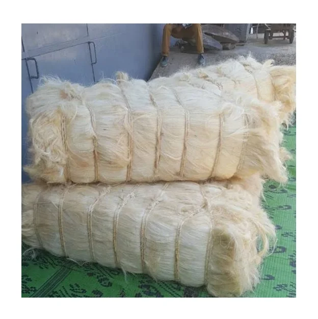 100% Natural Sisal Fiber /Factory Supply Raw Sisal Fiber Sisal Fiber Rope