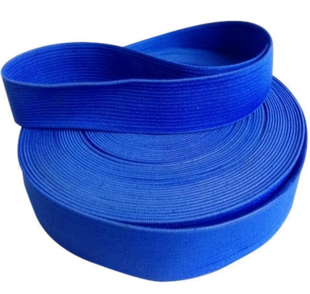 Premium Quality Fabric Textile Raw Material Narrow Woven Fabric Elastic Tape for Sewing from Indian Exporter